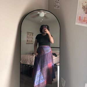 PATCHWORK MAXI SKIRT